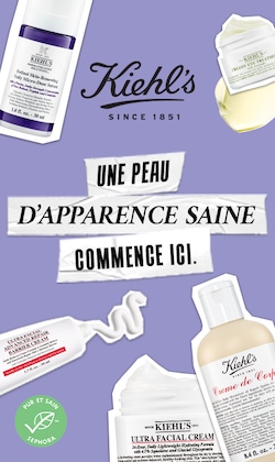 kiehls since 1851. Une peau d’apparence saine commence ici. image d’essentiels.