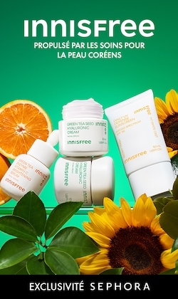 innisfree. à base de soins pour la peau coréens. exclusivité sephora.