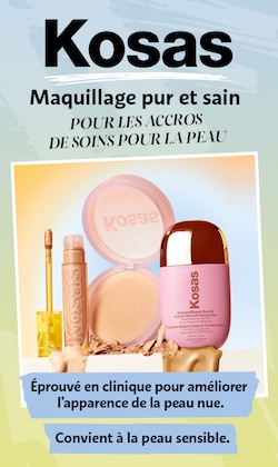 Maquillage pur et sain pour les accros de soins pour la peau. Éprouvé en clinique pour améliorer la peau nue. Convient à la peau sensible. Image des produits.