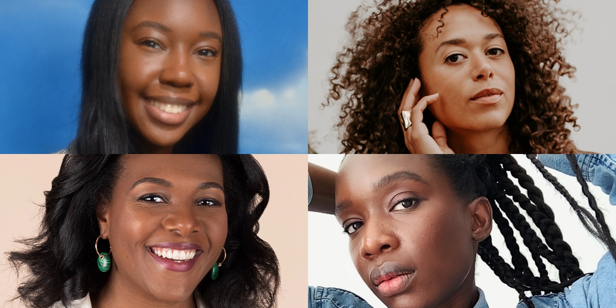 Four black female business owners