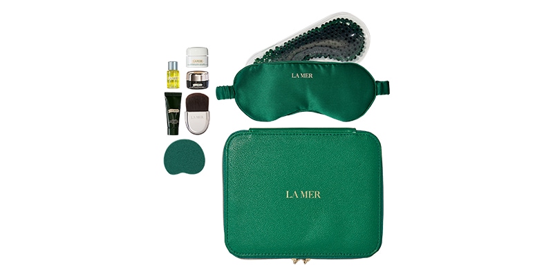 LA Mer Branded Travel Organizer with Products Included