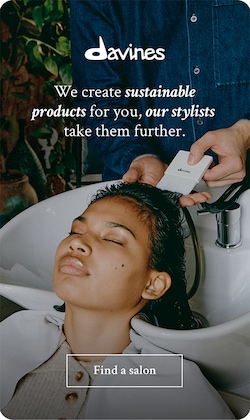 Davines. We create sustainable products for you, our stylists take them further. Find a Salon. Image if hair dresses washing clients hair.