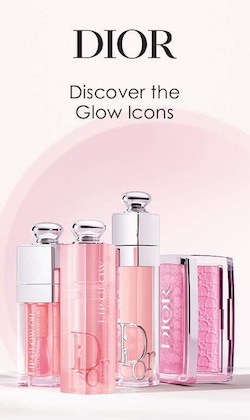 Dior. Discover the glow icons. Images of products.