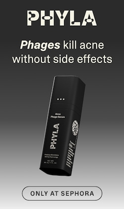 PHYLA. Phages kill acne without side affects. Image of product. Only at Sephora.