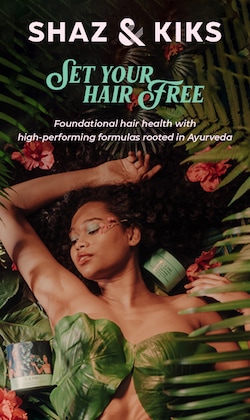 Shaz & Kiks Set your hair free. Foundational hair health with high-performing formulas rooted in Ayurveda.