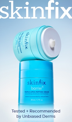 Skinfix.  Tested + Recommended by Unbiased Derms. Image of product.