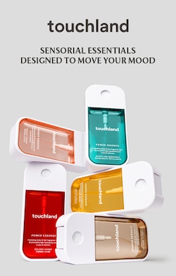 Touchland. Sensorial Essentials designated to move your mood. Image of product.