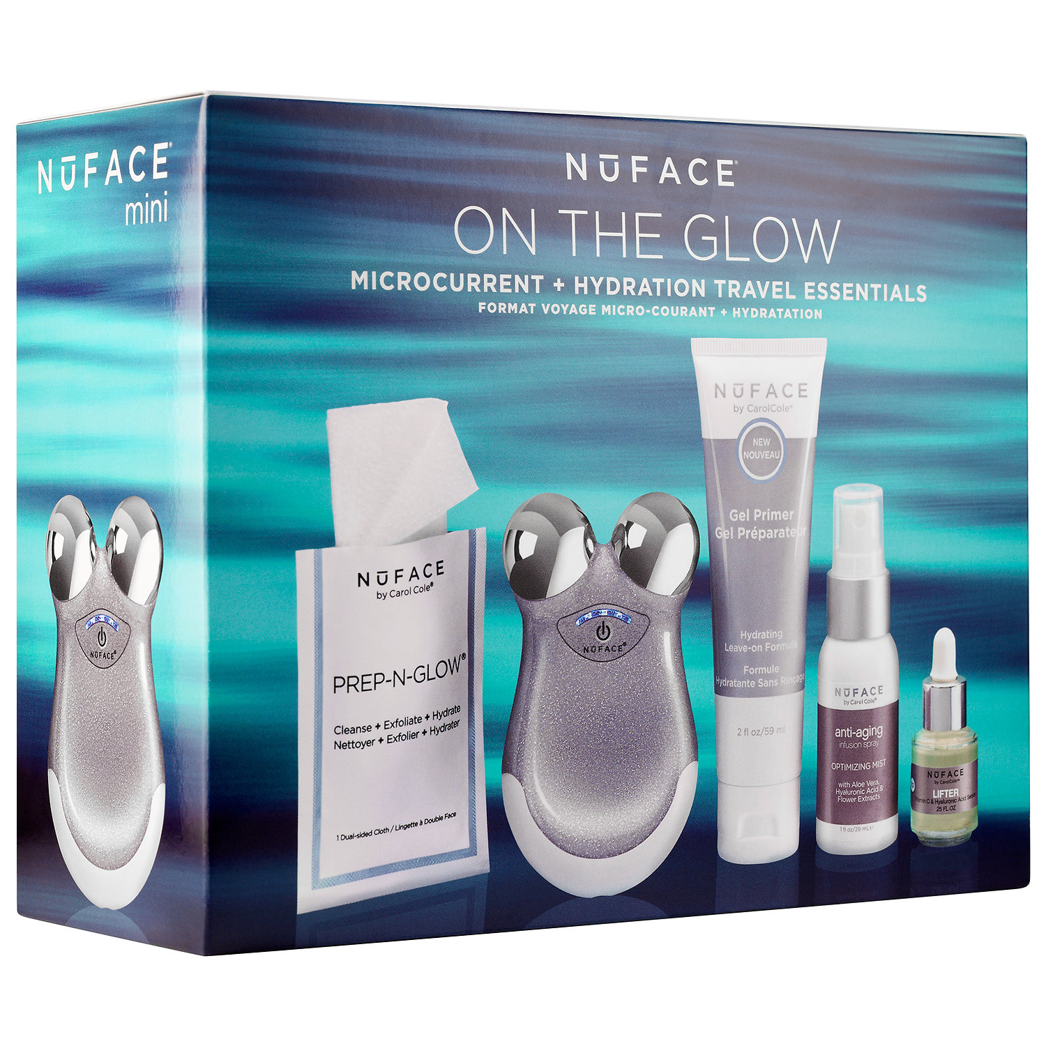 NUFACE
Mini On The Glow Microcurrent + Hydration Travel Essentials