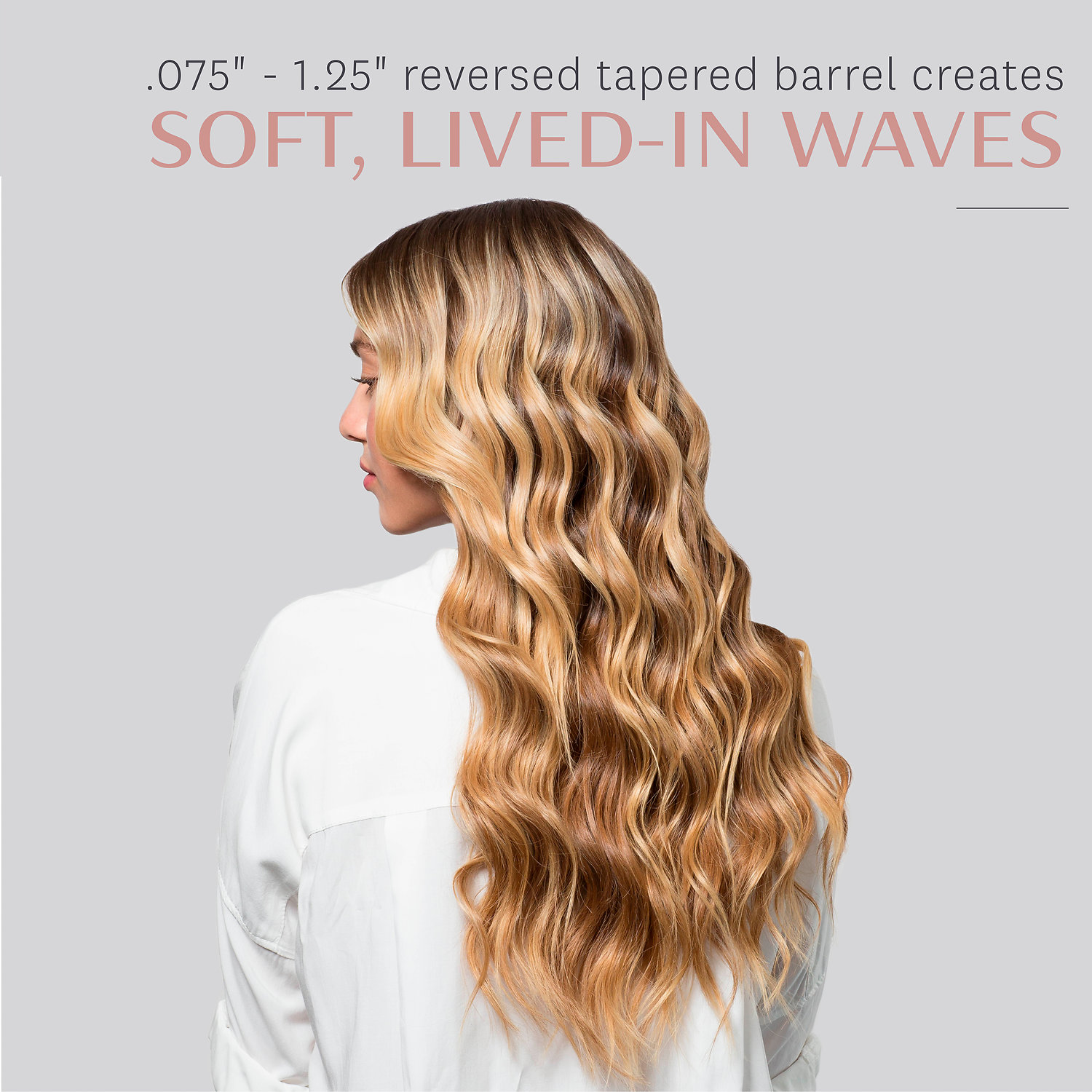 hot tools reverse tapered wand