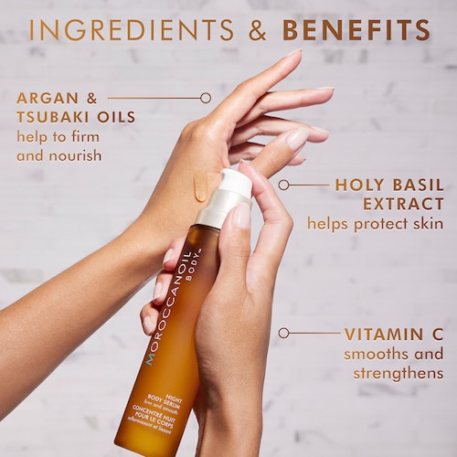 To apply night body serum, it is recommended to start with cleansed and dry skin. Take a small amount of the serum and gently massage it into the skin using upward circular motions. Pay special attention to areas that require extra care, such as elbows, knees, and heels.