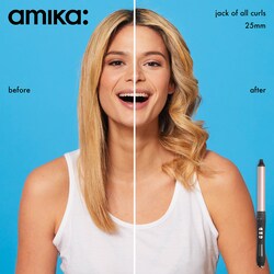 amika jack of all curls hair wand curler set