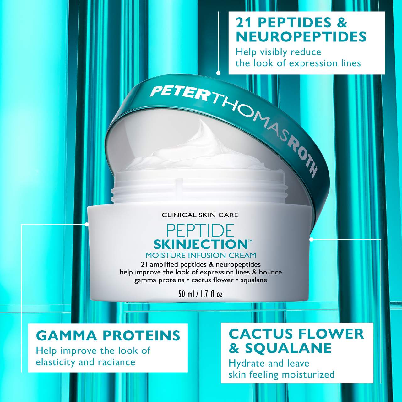 Peptide Skinjection™ Moisture Infusion Refillable Cream