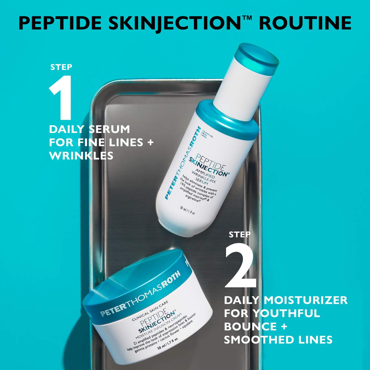 Peptide Skinjection™ Moisture Infusion Refillable Cream