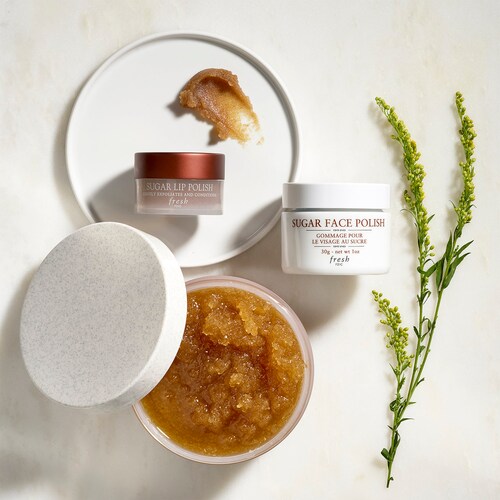 The key ingredient in this body polish is brown sugar, which acts as a natural exfoliant. It helps to remove the outermost layer of dead skin cells, revealing a smooth and radiant complexion underneath. Unlike harsh scrubs that can cause irritation, the fine texture of brown sugar gently buffs away impurities without damaging the skin.