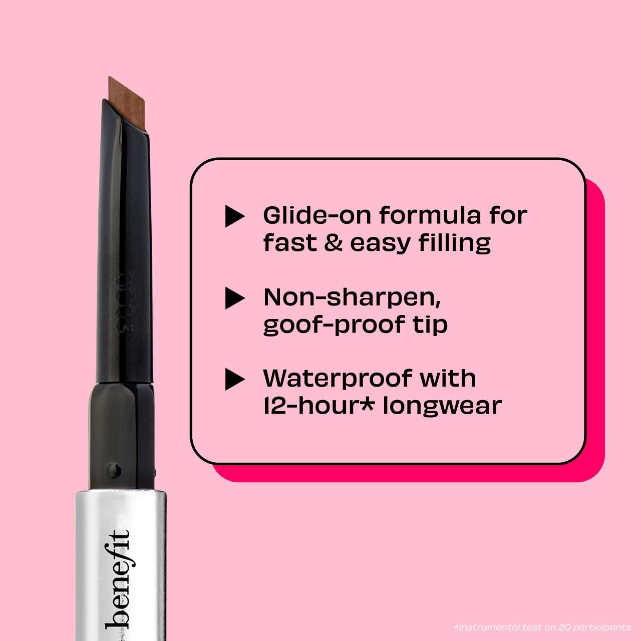 Goof Proof Waterproof Easy Shape & Fill Eyebrow Pencil