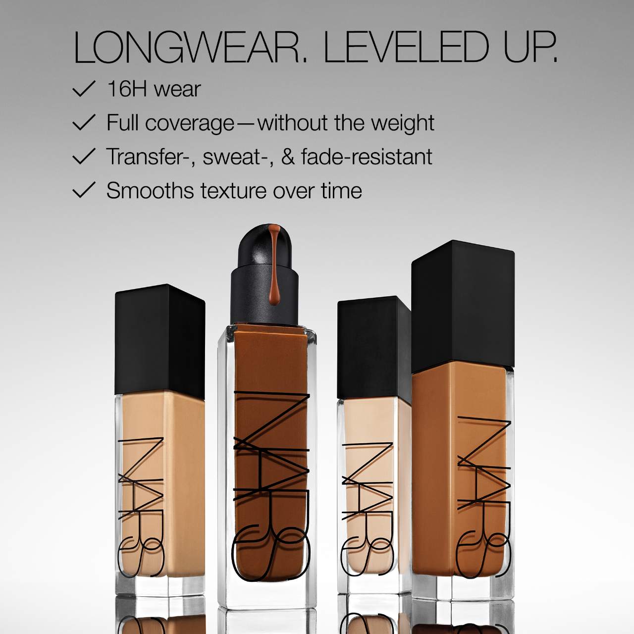 Natural long wear fashion foundation