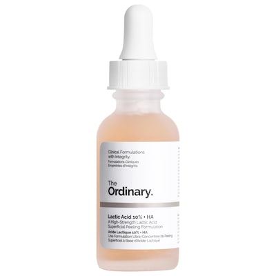 The Ordinary - Lactic Acid 10% + HA 2% Exfoliating Serum 1 oz/ 30 mL The Ordinary Lactic Acid 10% + HA 2% Exfoliating Serum