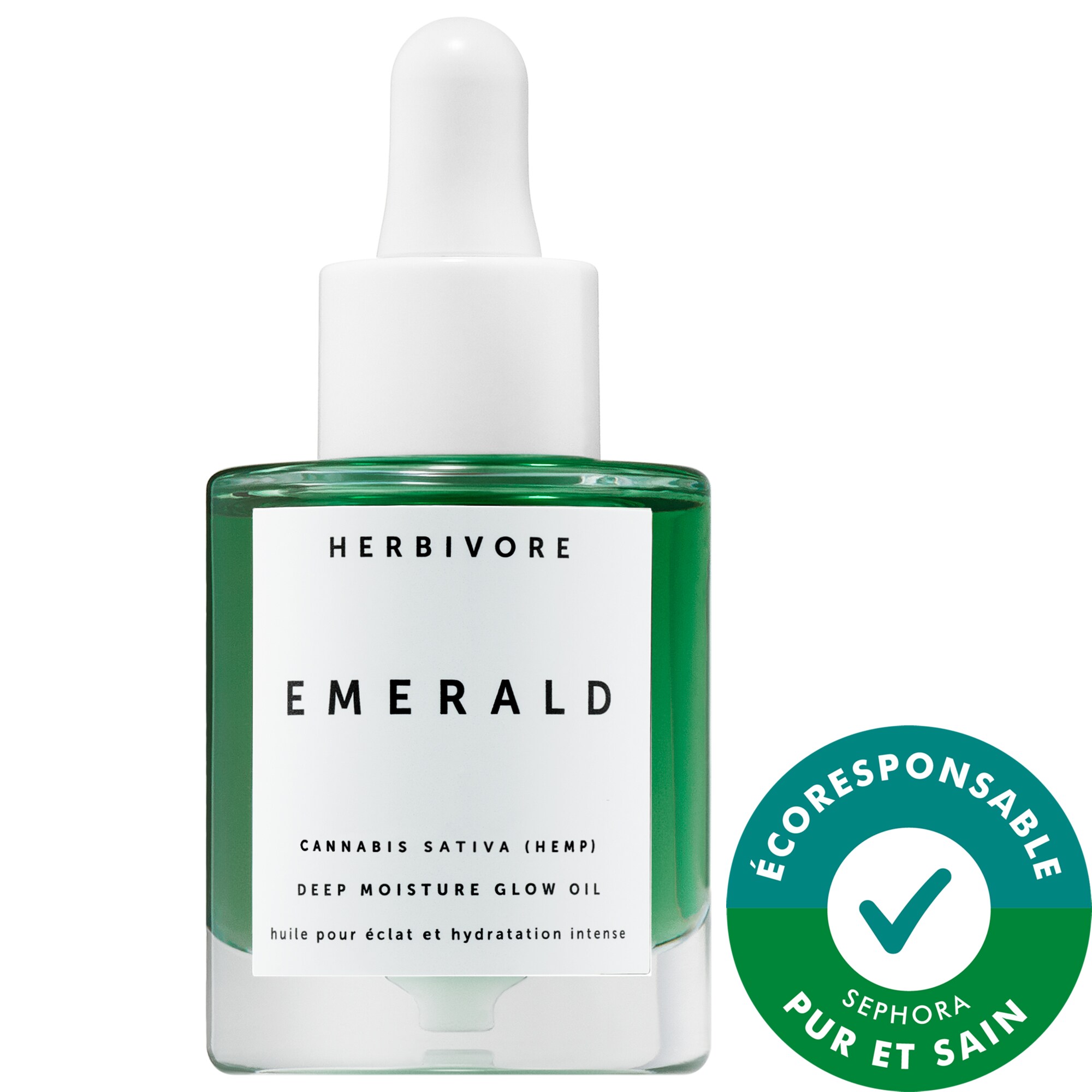 Huile éclat hydratation profonde aux graines de chanvre Emerald