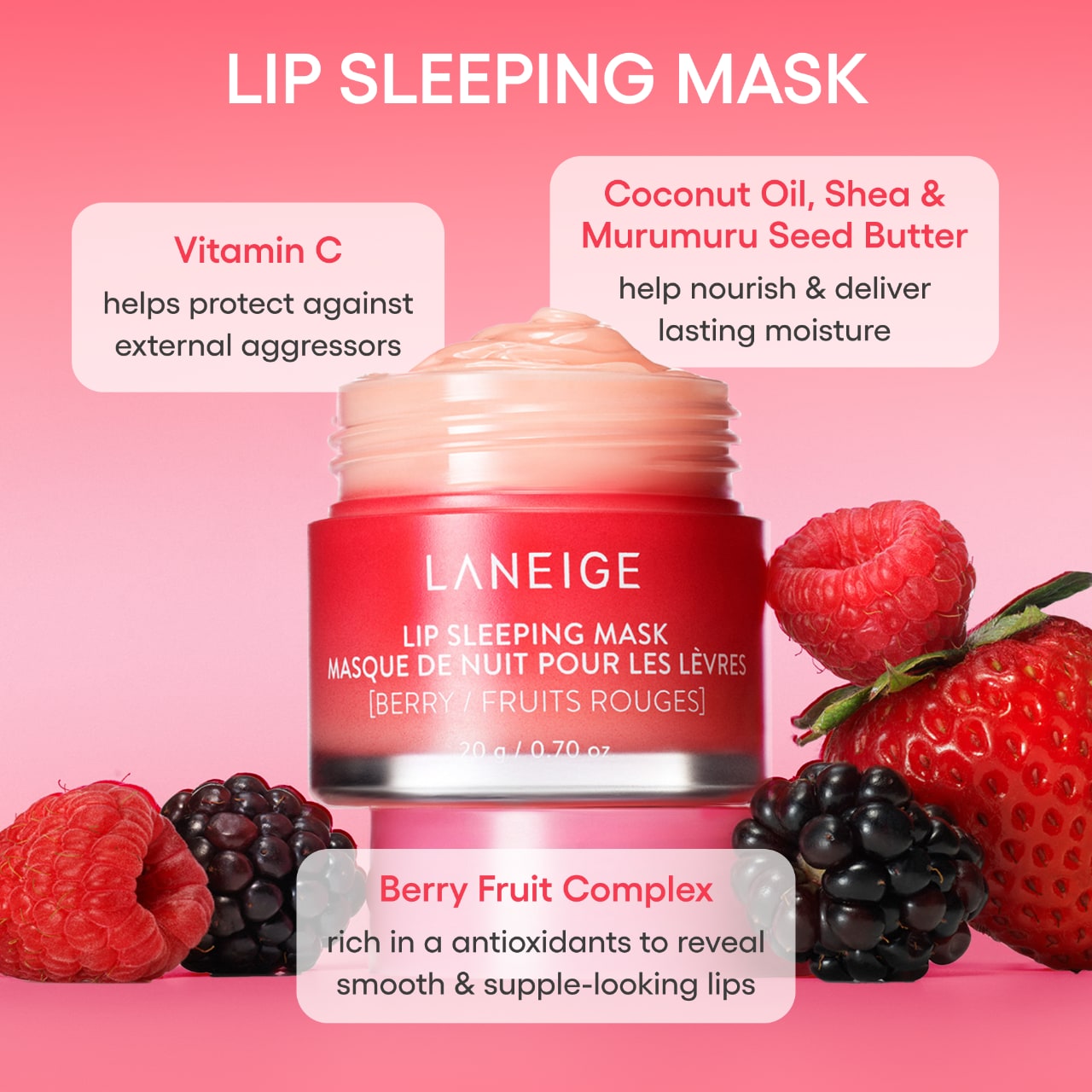 Lip Sleeping Mask Intense Hydration with Vitamin C