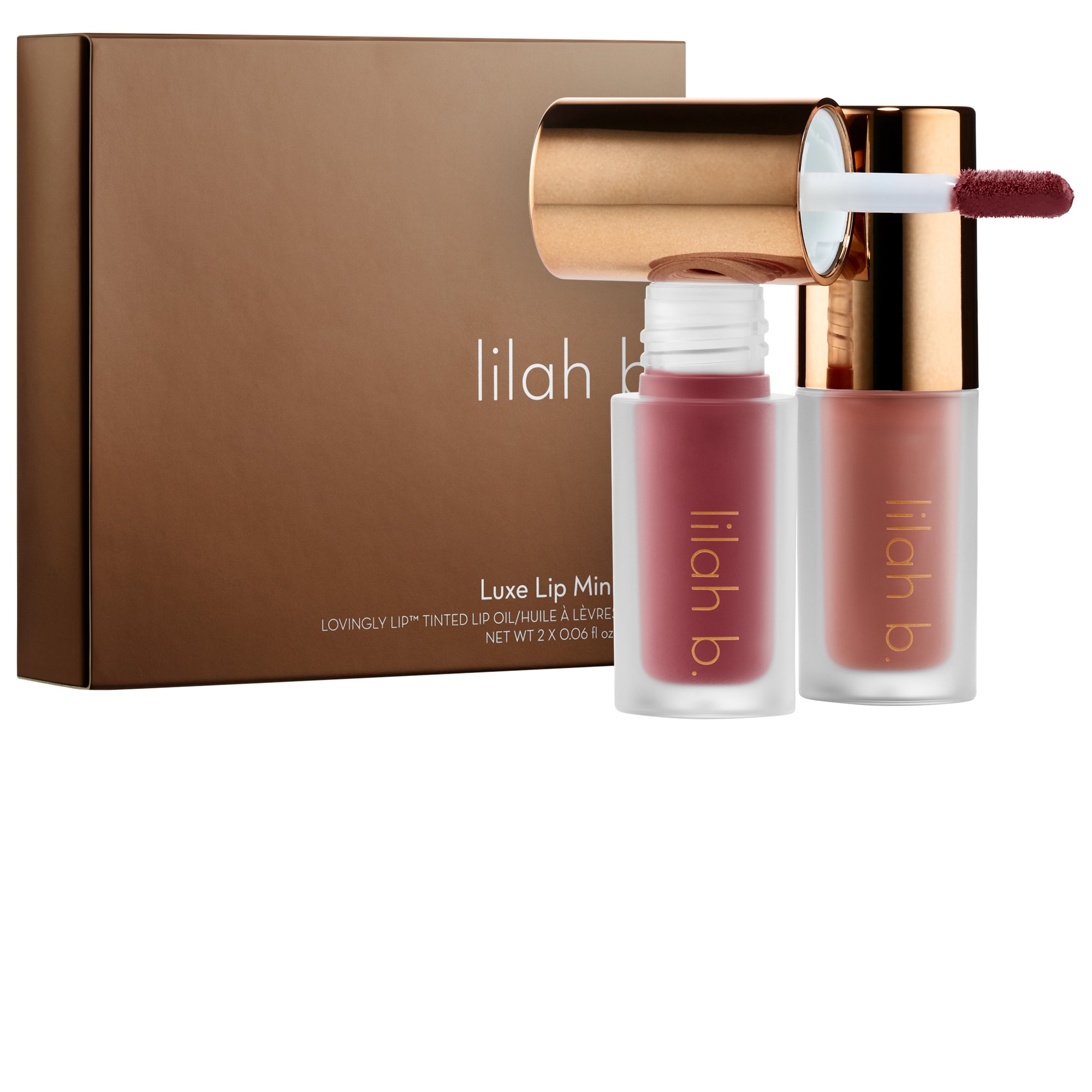 Lilah B. Luxe Lip Oil Mini Duo 2 X 0.06 Oz/ 1.8 Ml | ModeSens