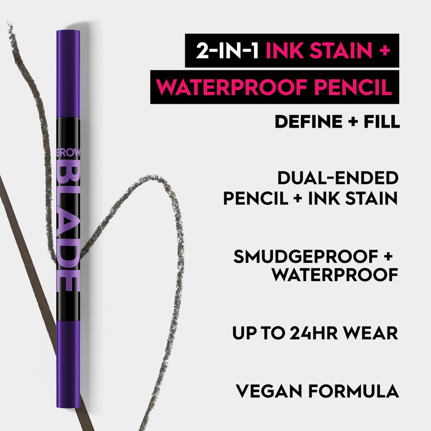 Brow Blade 2-in-1 Eyebrow Pen + Waterproof Pencil