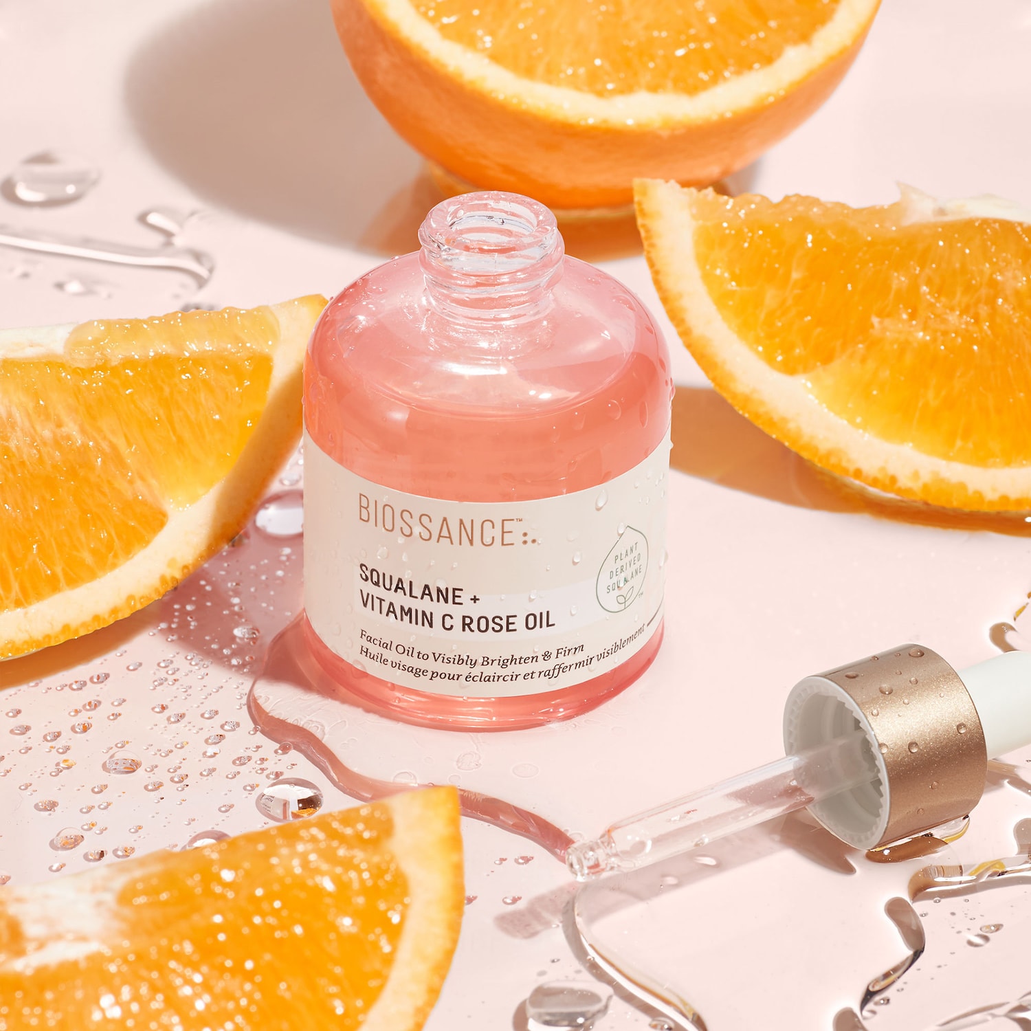 Vitamin C Rose Brightening and Firming Face Oil + Squalane