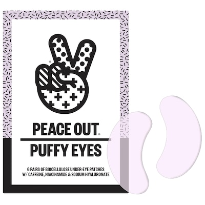 Peace Out - Puffy Under-Eye Patches 6x pairs