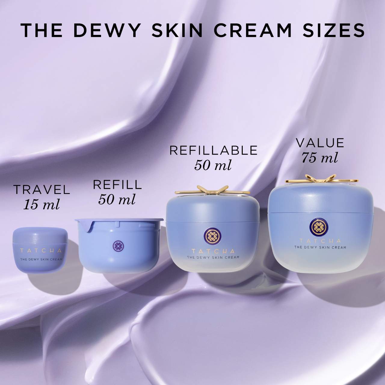 The Dewy Skin Cream Plumping & Hydrating Refillable Moisturizer