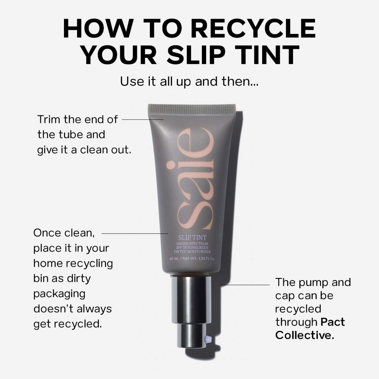 Slip Tint – Lightweight Tinted Moisturizer with Mineral Zinc SPF 35 and Hyaluronic Acid