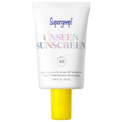 Supergoop! - Unseen Sunscreen Invisible Broad Spectrum SPF 40 PA +++ 0.68 oz/ 20 mL Supergoop! Unseen Sunscreen Invisible Broad Spectrum SPF 40 PA +++