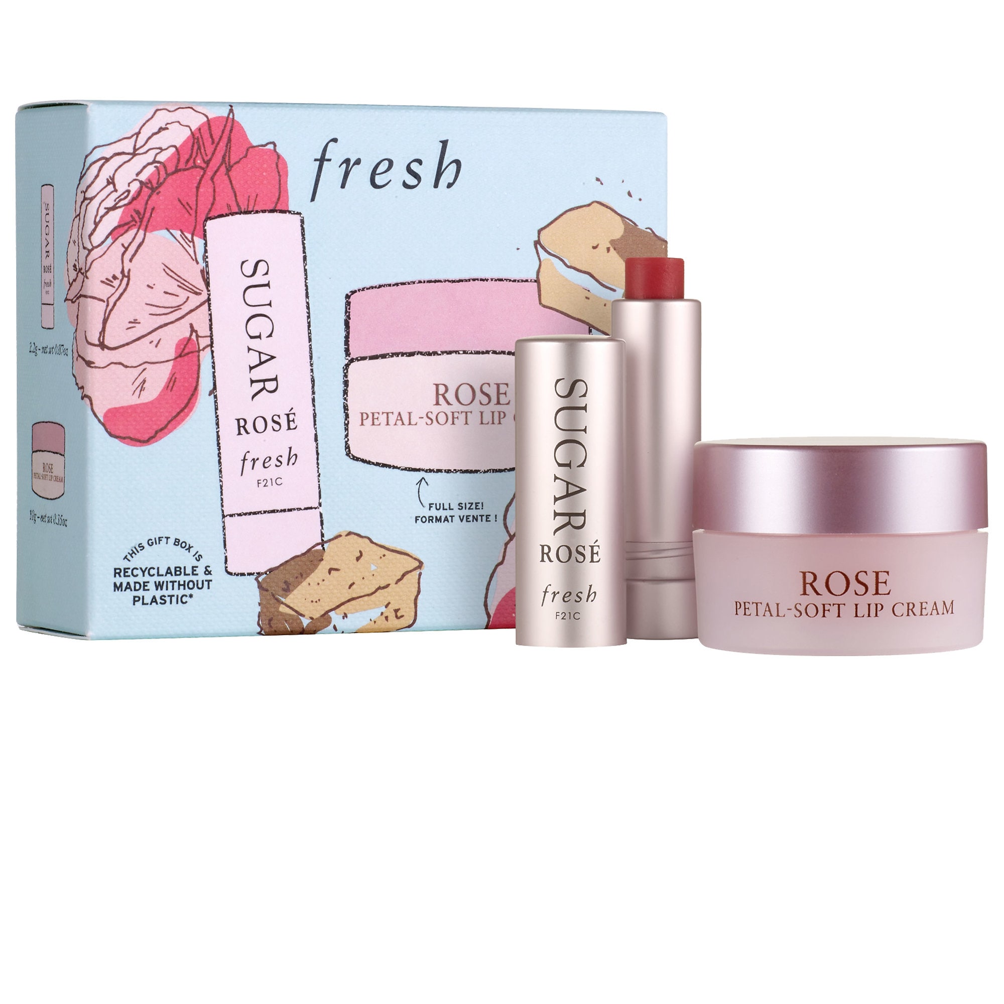 fresh rosy lip duo gift set