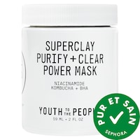 Youth To The People - Masque puissant avec niaciamide Superclay Purify + Clear