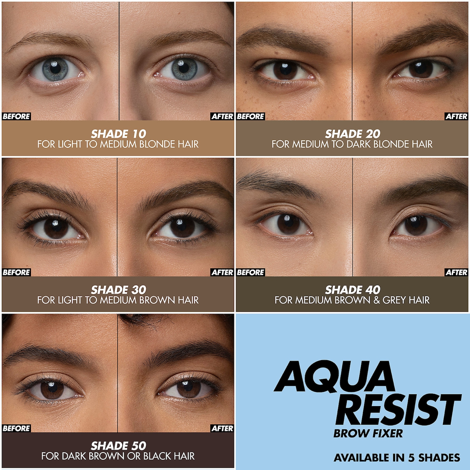 Aqua Resist Waterproof Tinted Eyebrow Gel