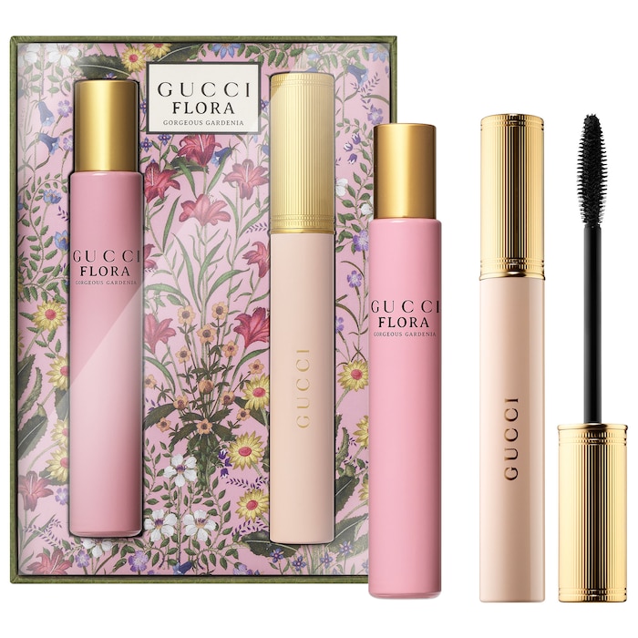 Flora Gorgeous Gardenia Eau De Parfum Rollerball And Mascara Set Gucci