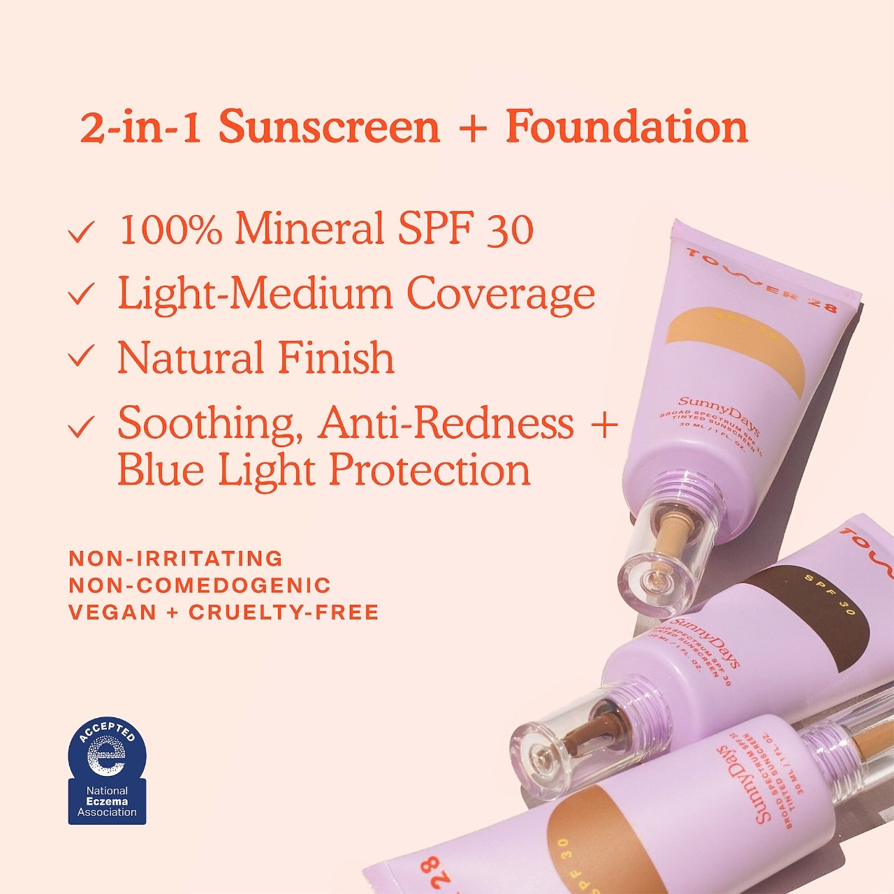 SunnyDays SPF 30 Tinted Sunscreen Foundation