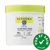 SEPHORA COLLECTION - Tampons exfoliants Glow avec AHA + PHA