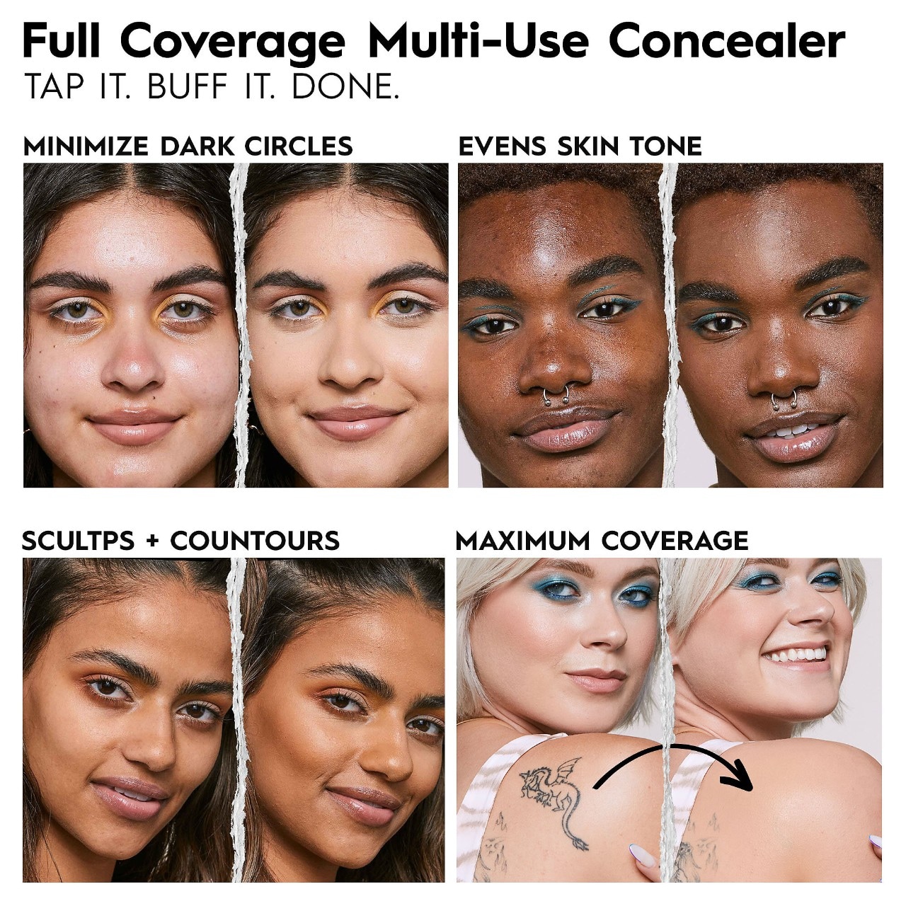 Quickie 24HR Full-Coverage Waterproof Concealer