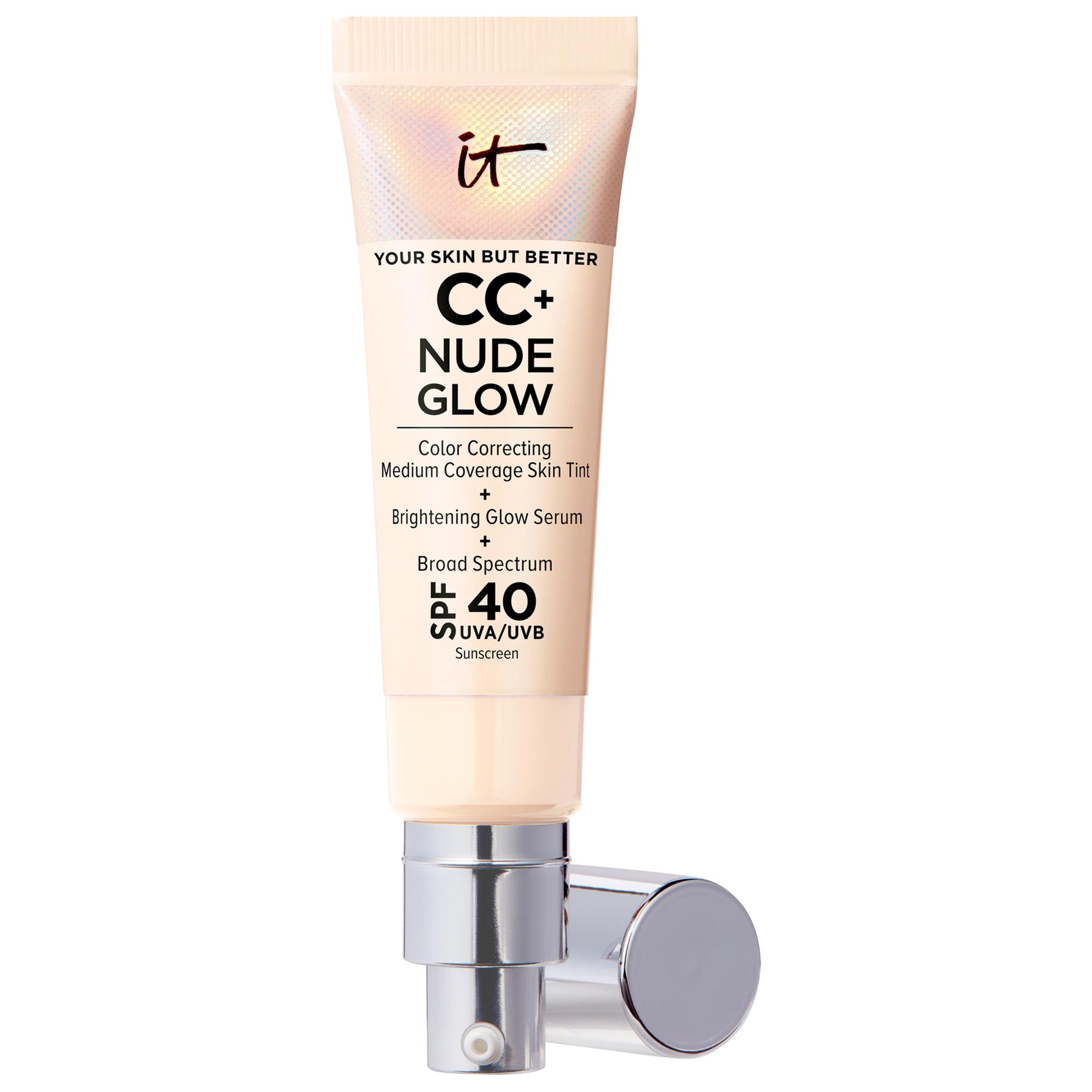 CC+ Nude Glow Lightweight Foundation + Serum with SPF 40 and Niacinamide