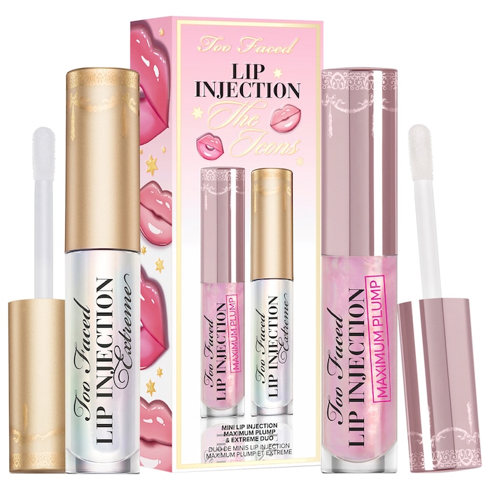 Mini Lip Injection The Icons Lip Plumper Set - Too Faced | Sephora