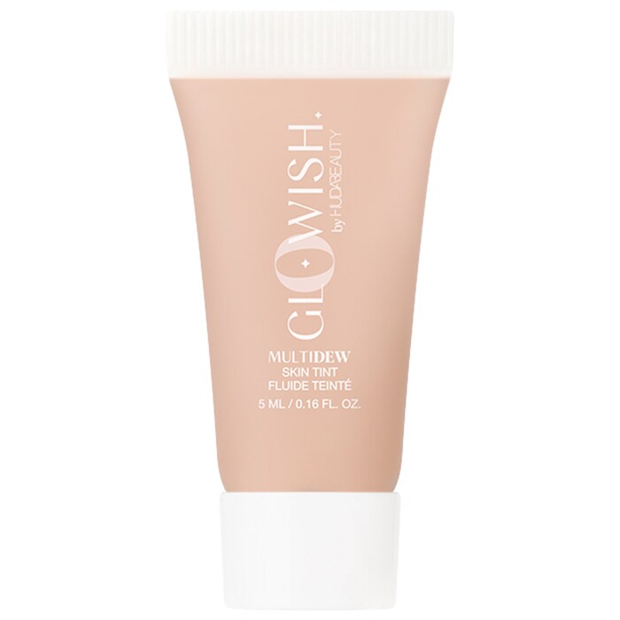 huda beauty glowish skin tint light medium