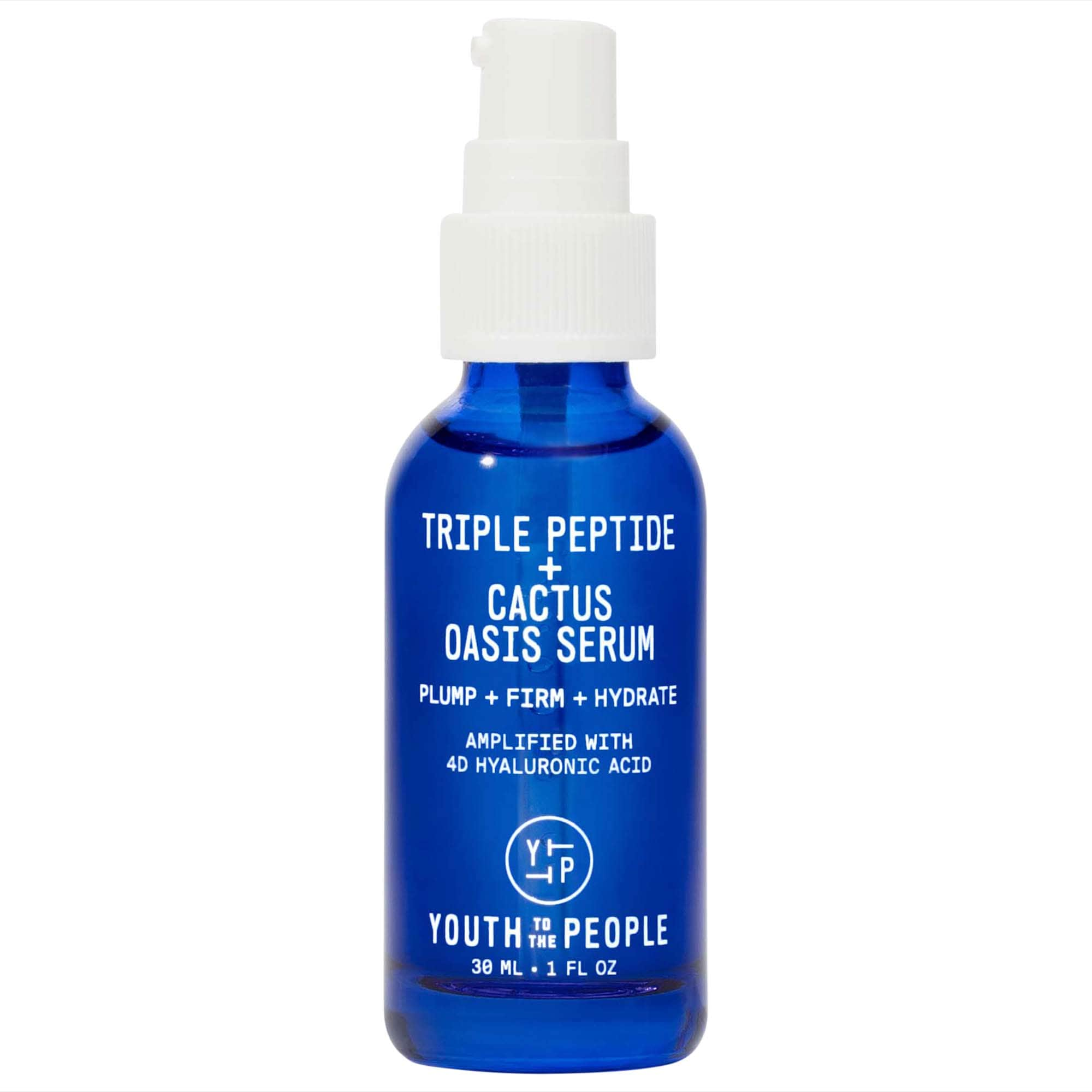 Youth To The People Triple Peptide Hydrating + Firming Oasis Serum with Hyaluronic Acid 1 oz/ 30 mL