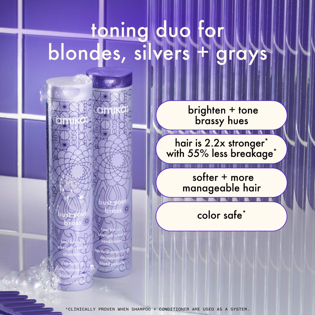 Bust Your Brass Cool Blonde Strength Repair Conditioner