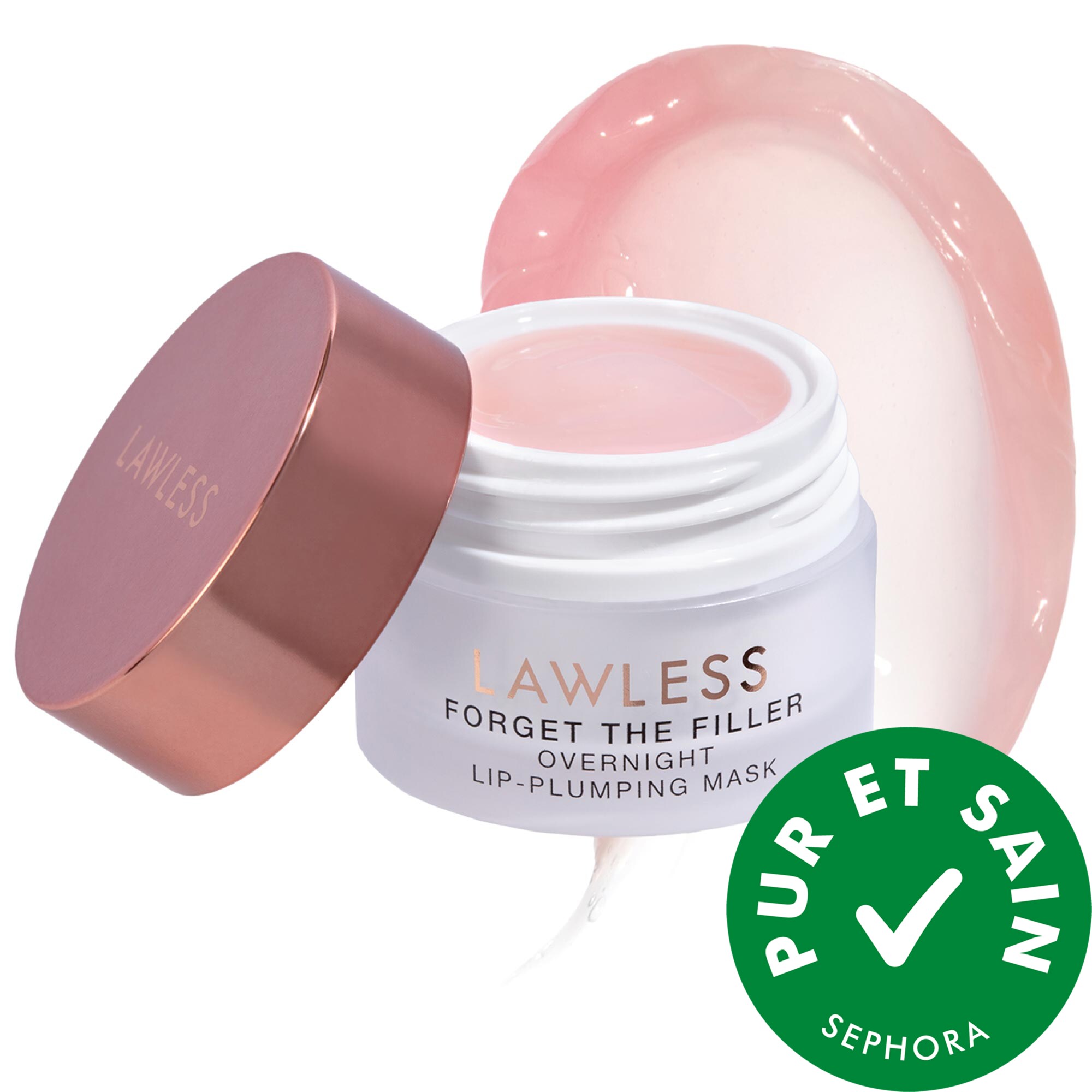 Masque de nuit repulpant pour les lèvres Forget The Filler