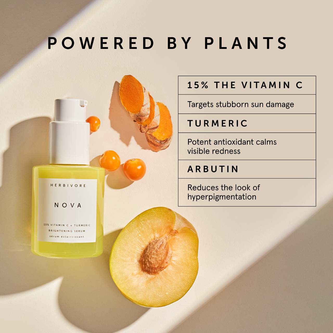 Nova 15% Vitamin C + Turmeric Brightening Serum