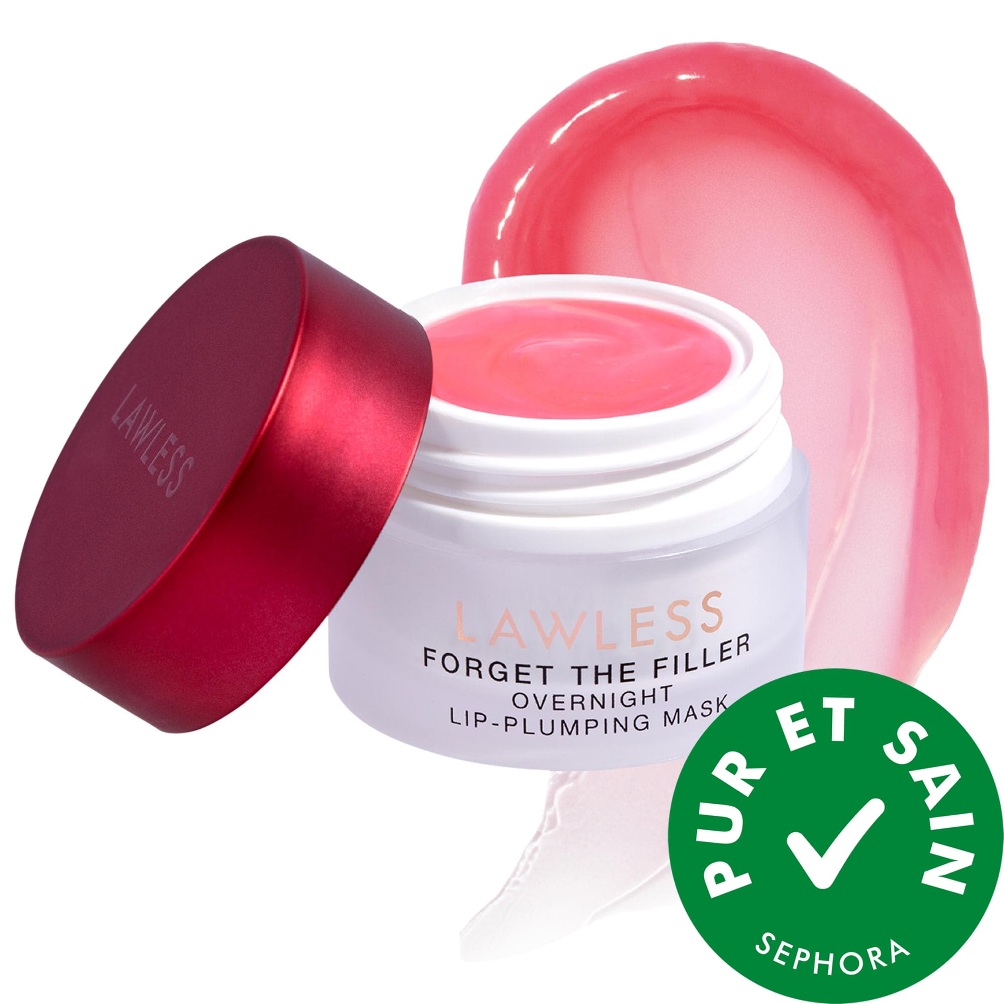 Masque de nuit repulpant pour les lèvres Forget The Filler