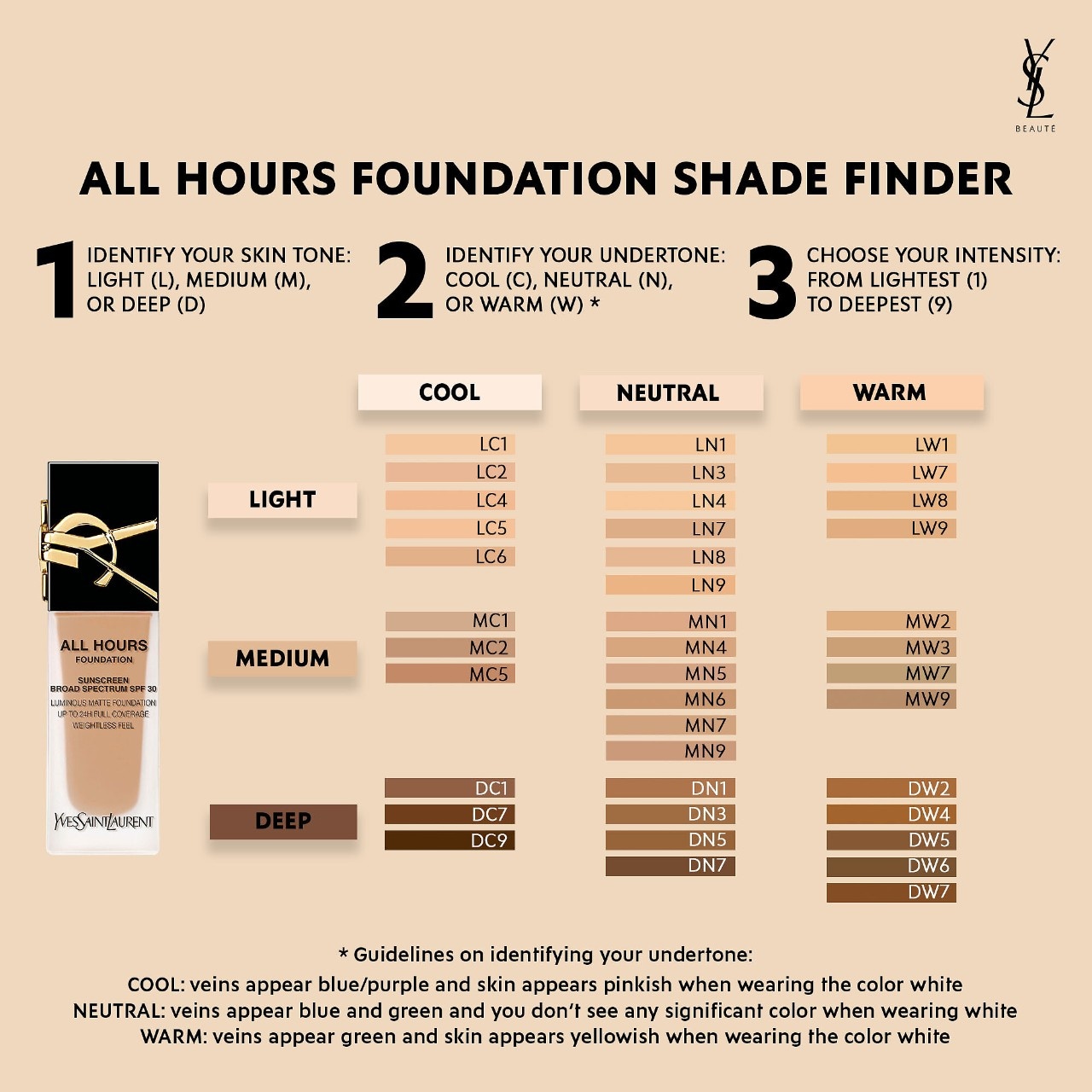 All Hours Luminous Natural Matte Foundation 24H Longwear SPF 30 with Hyaluronic Acid