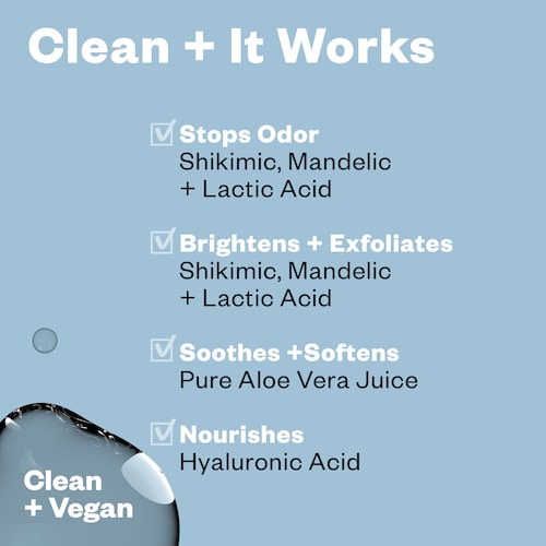 AHAs have gained popularity in the cosmetic industry due to their exfoliating and rejuvenating properties. In Chemistry AHA Serum Deodorant, AHAs work by gently exfoliating the top layer of the skin, helping to remove dead skin cells and unclog pores. By doing so, they prevent the buildup of bacteria that leads to unpleasant body odor.