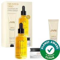 JVN - Complete Scalp & Hair Oil, Air Dry Cream and Recovery Serum Set