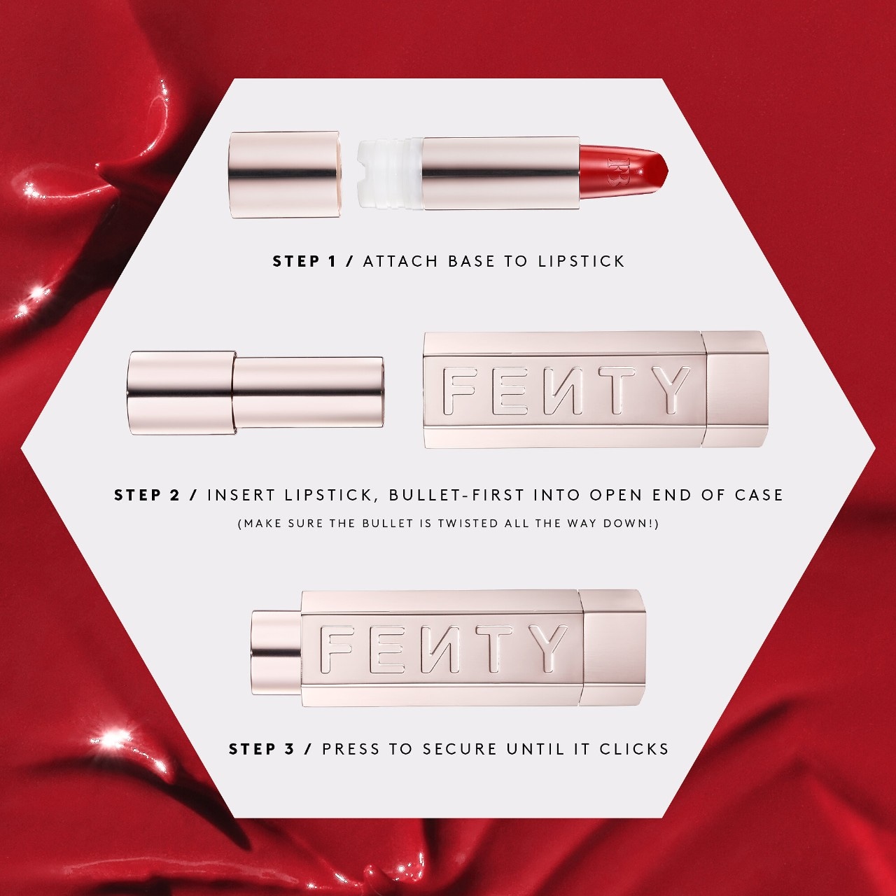 Fenty Icon The Fill Semi-Matte Refillable Lipstick