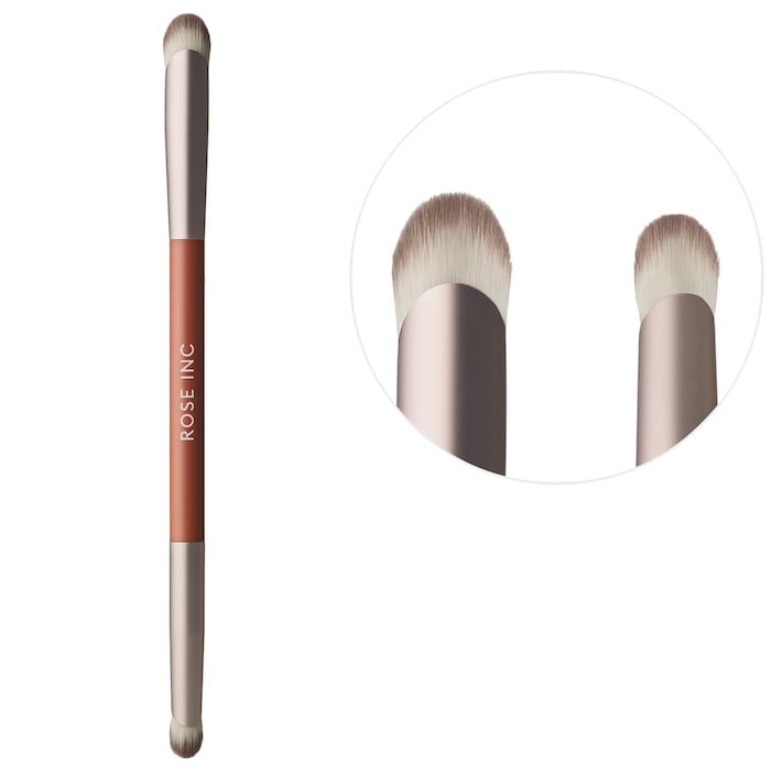 Number 8 Dual-ended Eyeshadow Brush - Rose Inc 